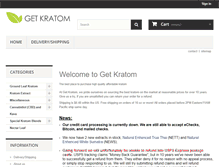 Tablet Screenshot of getkratom.com